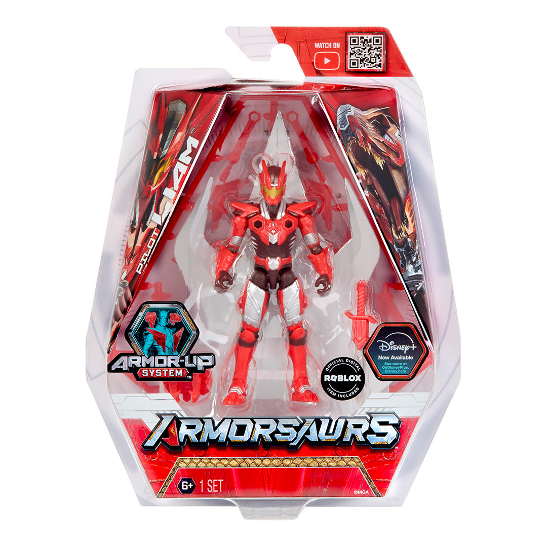 Armorsaurs T-Rex Pilot Liam Roberts 3.75-Inch Action Figure