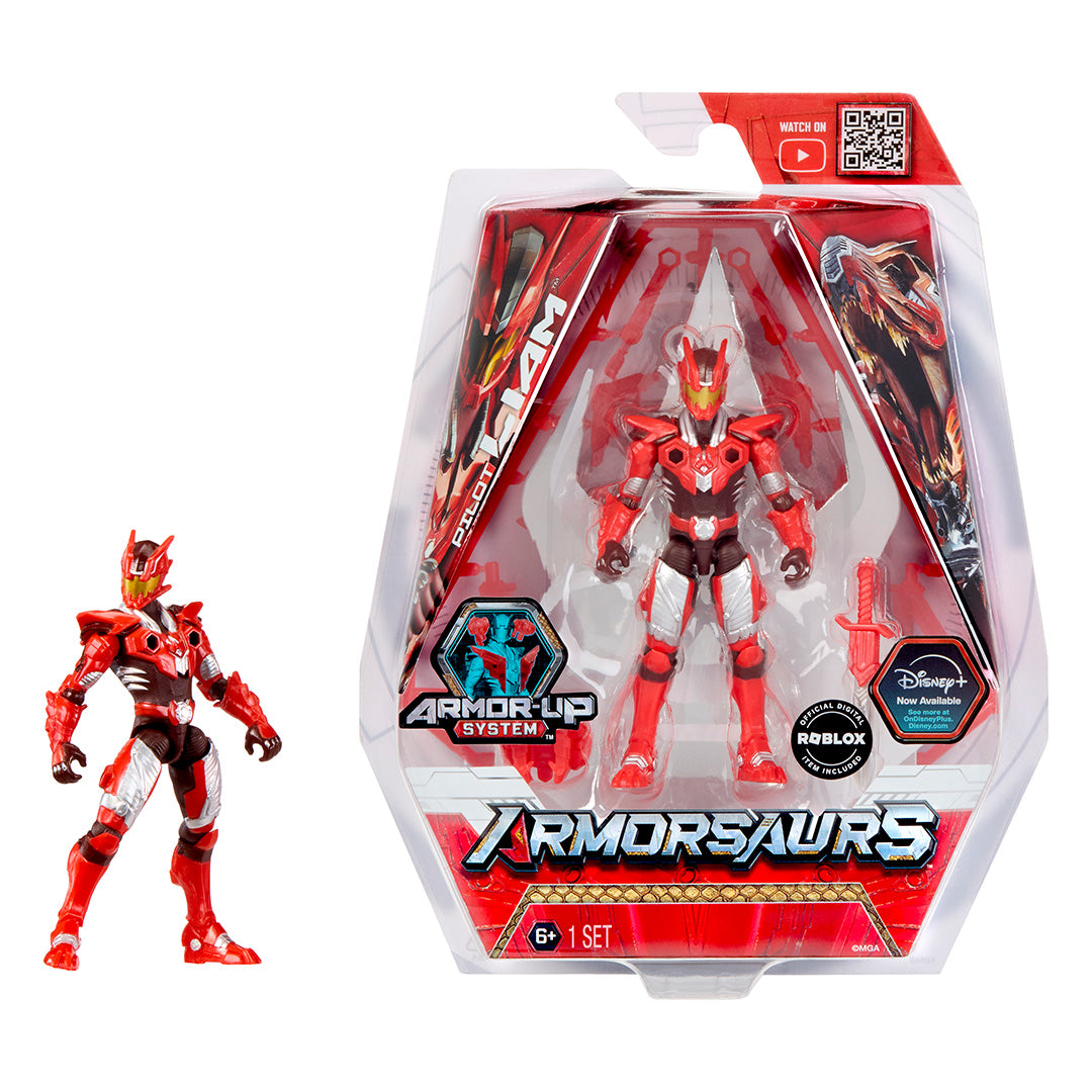 Armorsaurs T-Rex Pilot Liam Roberts 3.75-Inch Action Figure