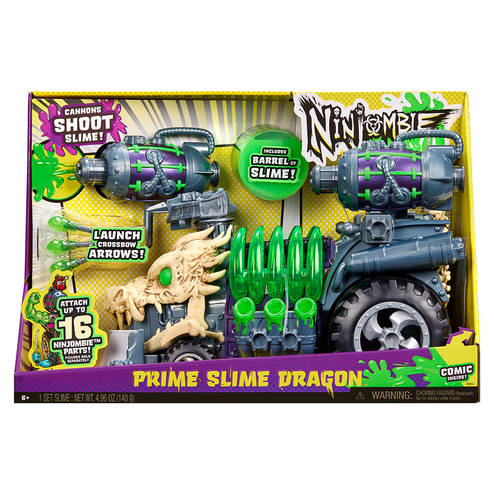 Ninjombie Prime Slime Dragon Vehicle with Slime