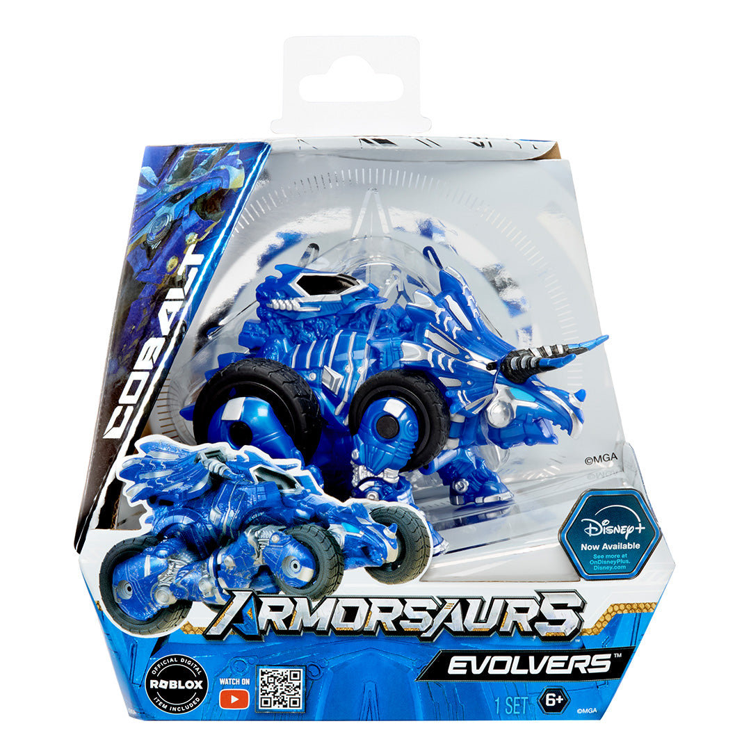 Armorsaurs Evolver Cobalt Transforming Dinosaur Vehicle
