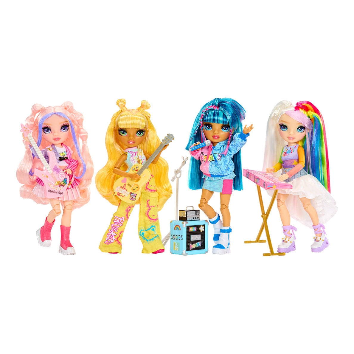 Rainbow High Jr High Rockband Amaya Fashion Doll with Keyboard