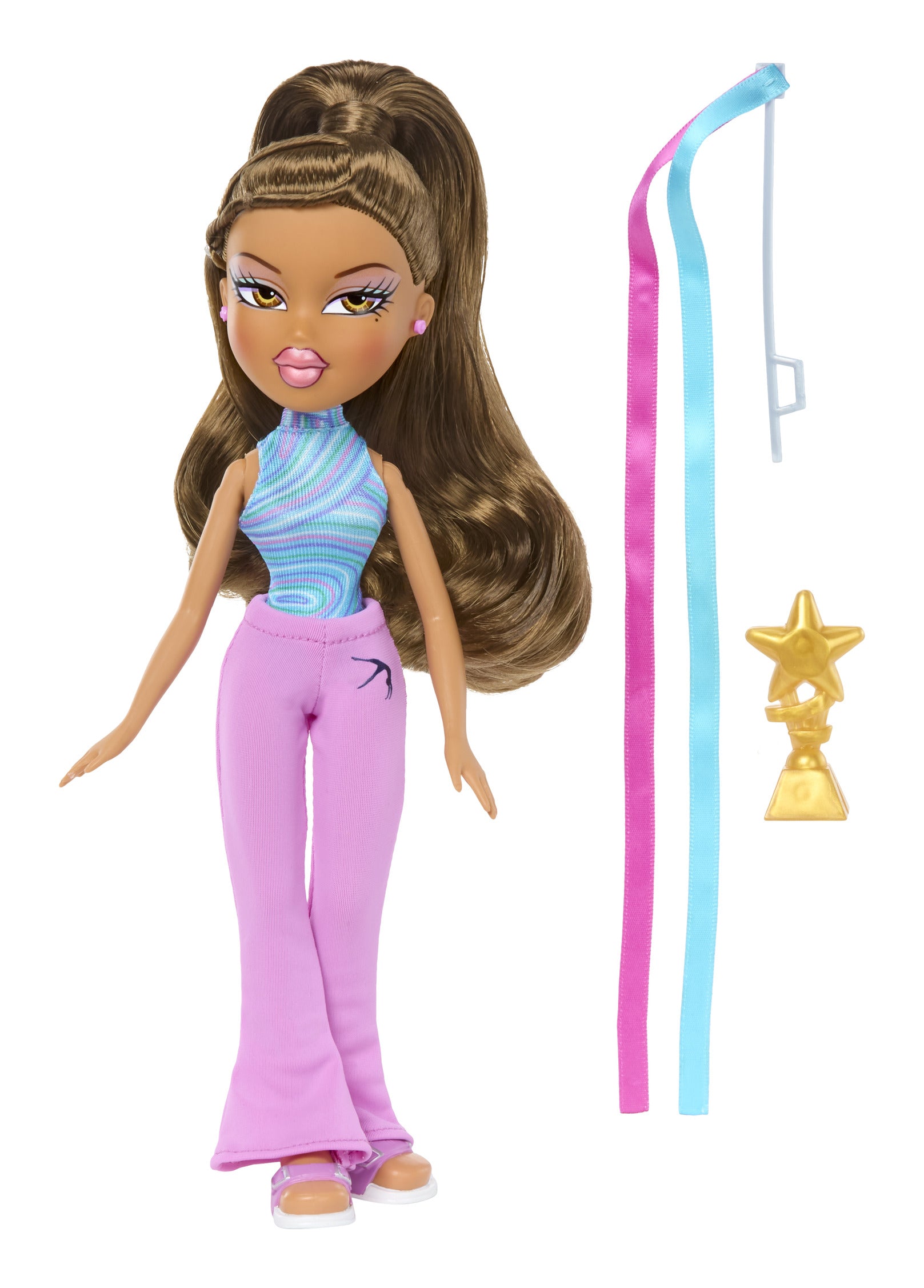 Bratz Play Sportz Yasmin Gymnastics Fashion Doll