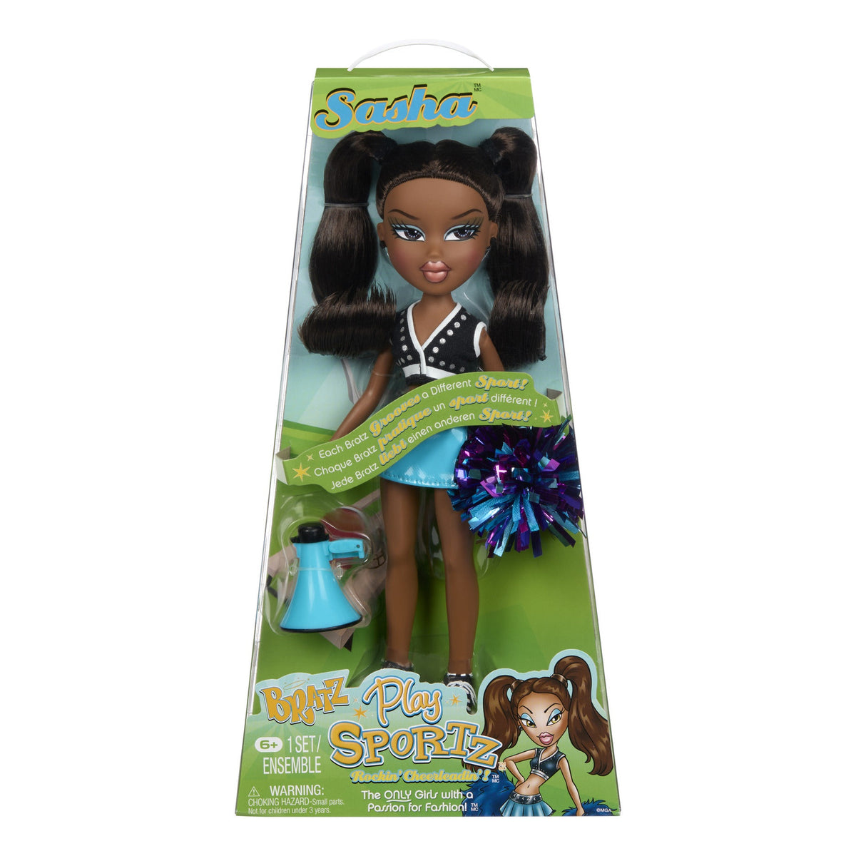 Bratz Play Sportz Sasha Cheerleading Fashion Doll with Accessories