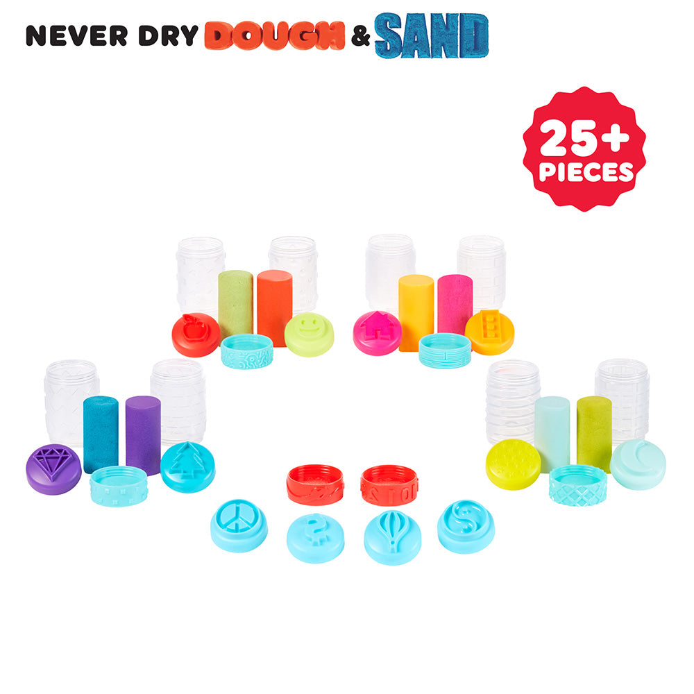 Wonder Factory Never Dry Dough & Sand Mega Box Set