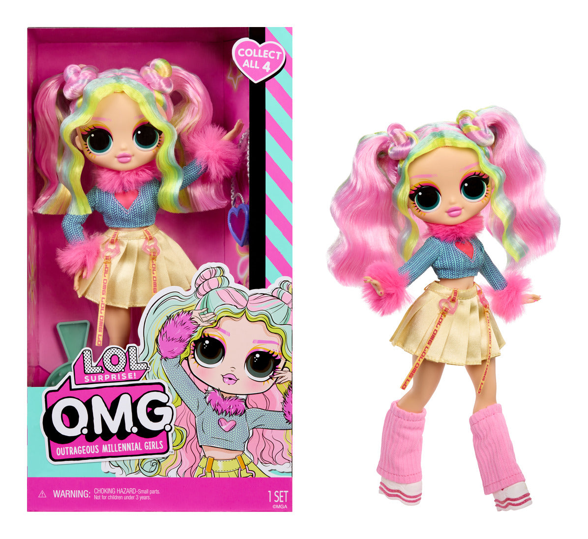 L.O.L. Surprise! O.M.G. Entry Bubblegum D.J. Fashion Doll