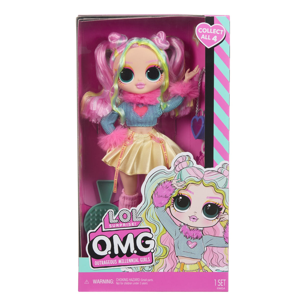 L.O.L. Surprise! O.M.G. Entry Bubblegum D.J. Fashion Doll