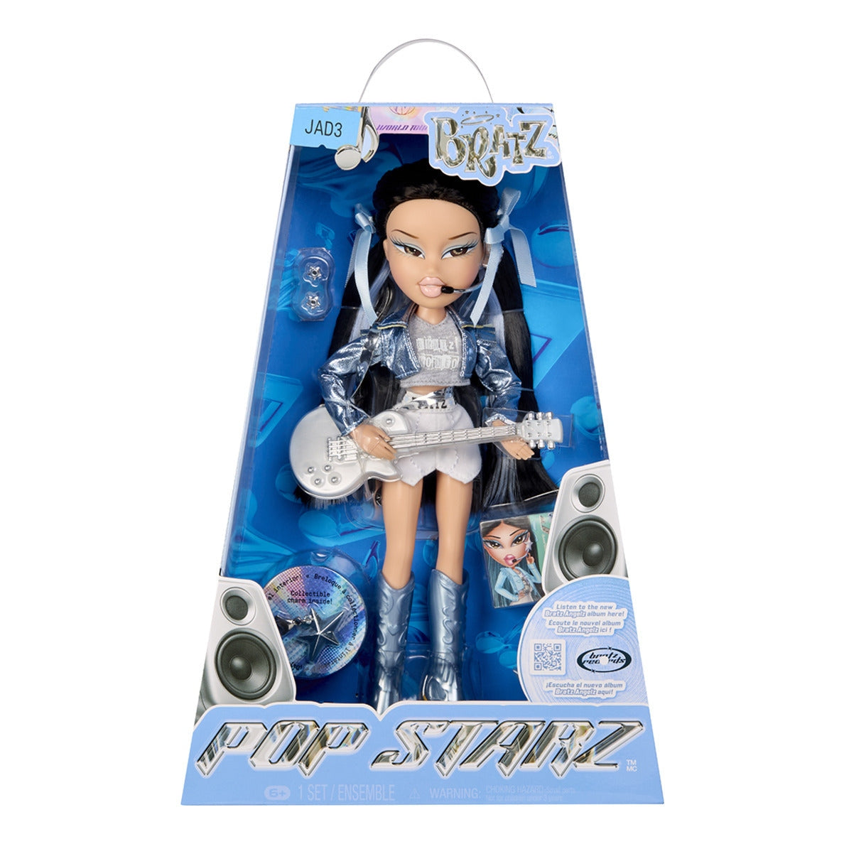 Bratz Pop Starz Jade Fashion Doll with Accessories and Charm