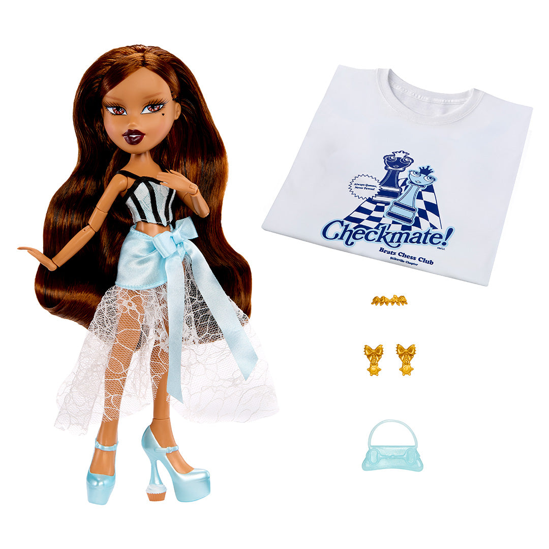 Bratz Stylin' Birthdayz Yasmin Fashion Doll with Customisable T-Shirt