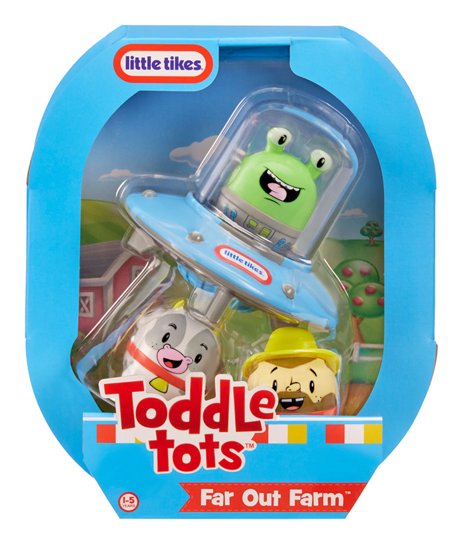 Little Tikes Toddle Tots Far Out Farm Playset with Spaceship and 3 Figures