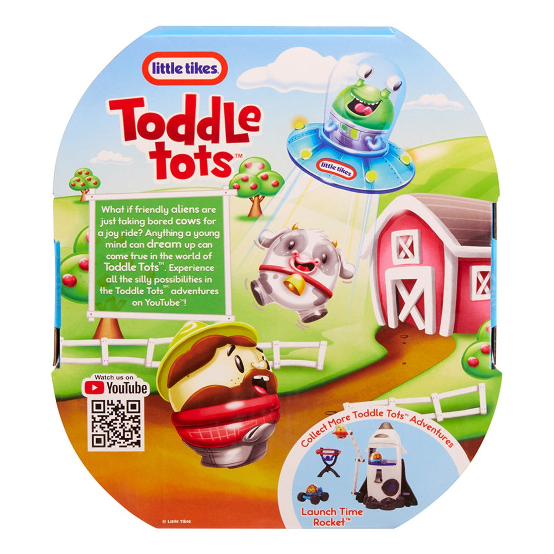Little Tikes Toddle Tots Far Out Farm Playset with Spaceship and 3 Figures