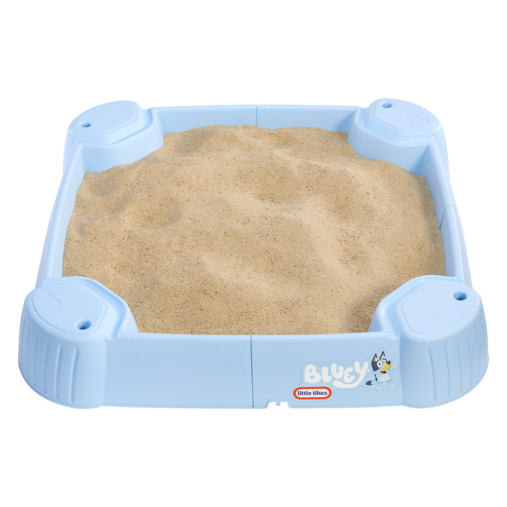 Little Tikes Bluey Beach Day Sandbox with 6 Accessories