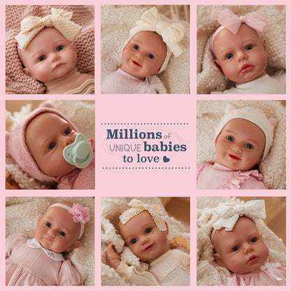BABY born Real Hand-Painted Baby Doll Girl