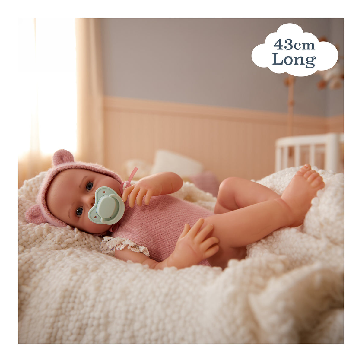 BABY born Real Hand-Painted Baby Doll Girl