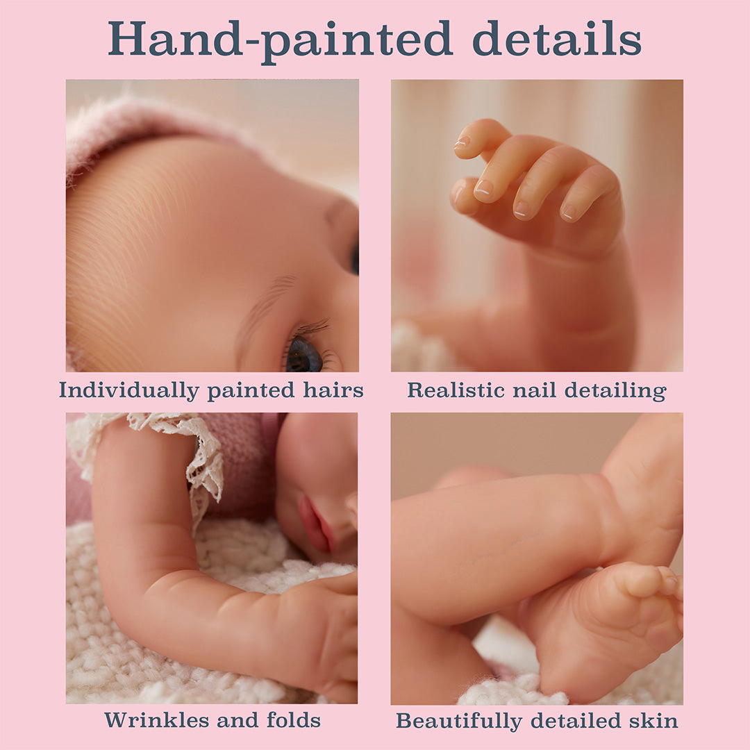 BABY born Real Hand-Painted Baby Doll Girl