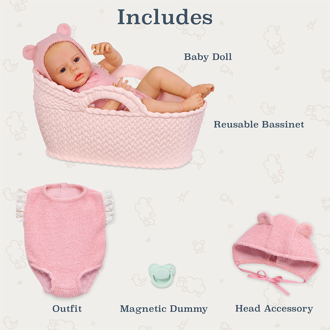 BABY born Real Hand-Painted Baby Doll Girl