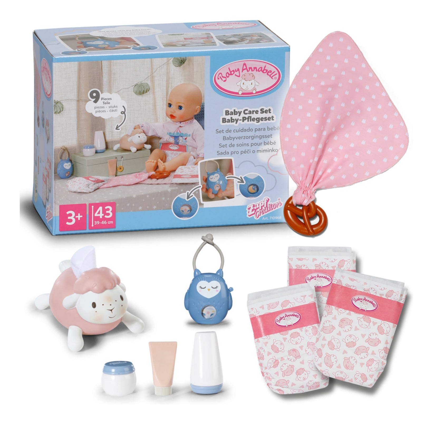 Baby Annabell Baby Care Set for 36cm and 43cm Dolls