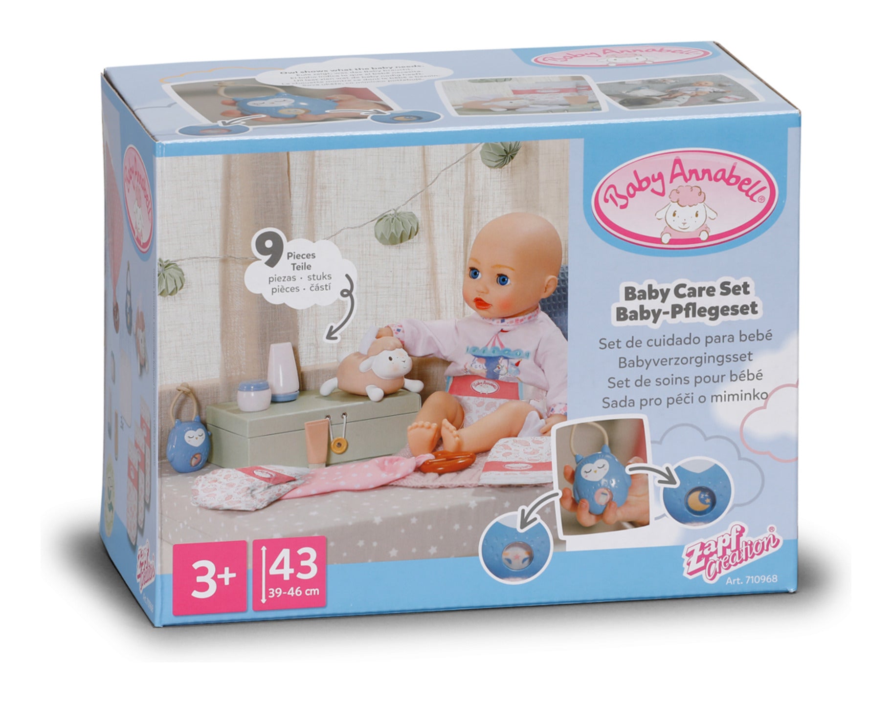 Baby Annabell Baby Care Set for 36cm and 43cm Dolls