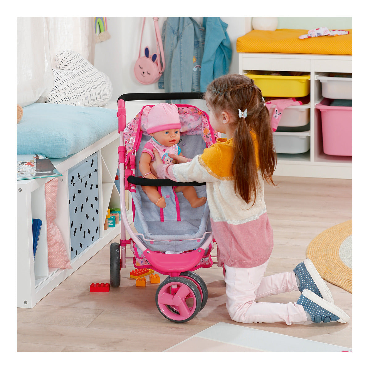 BABY born Deluxe Pram for Dolls up to 43cm