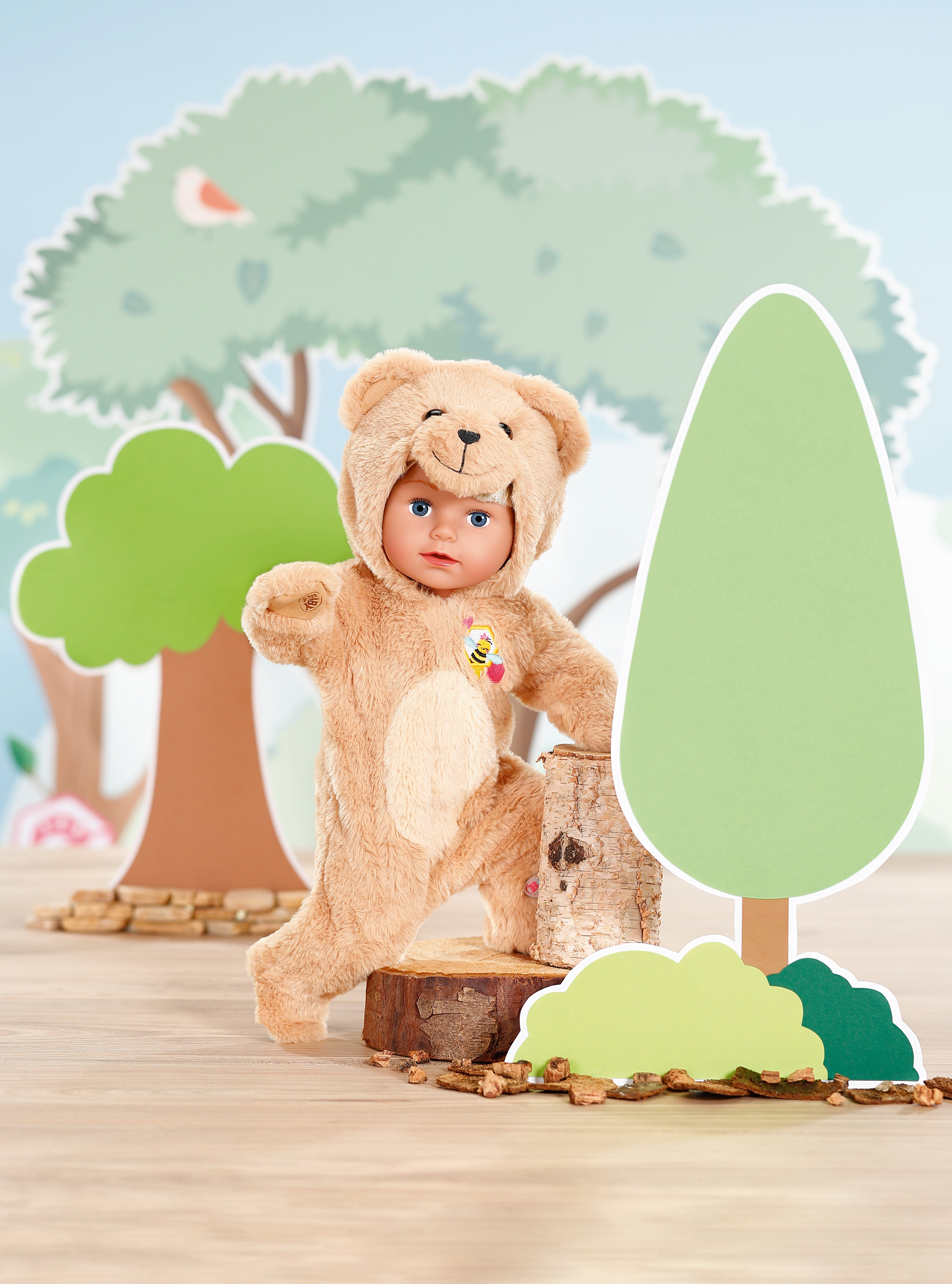 BABY born Bear Suit for 43cm Dolls