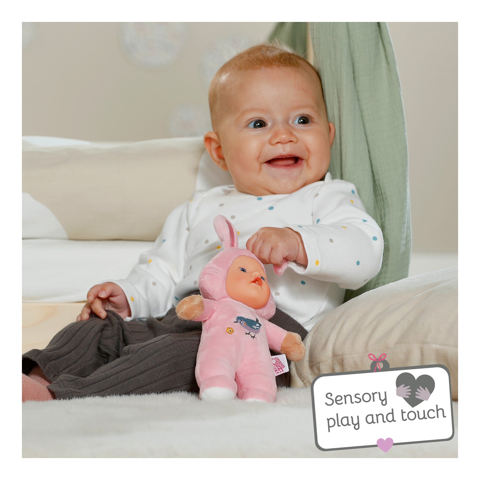 BABY born for Babies Cutie 18cm Soft Doll – 3 Assorted
