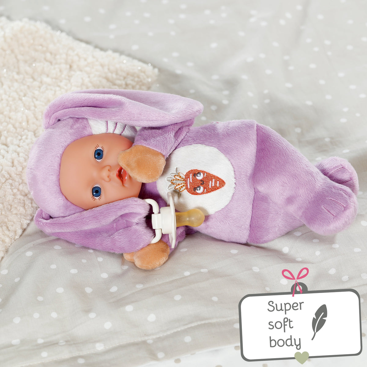 BABY born for babies Funny Bunny Soft Doll 26cm