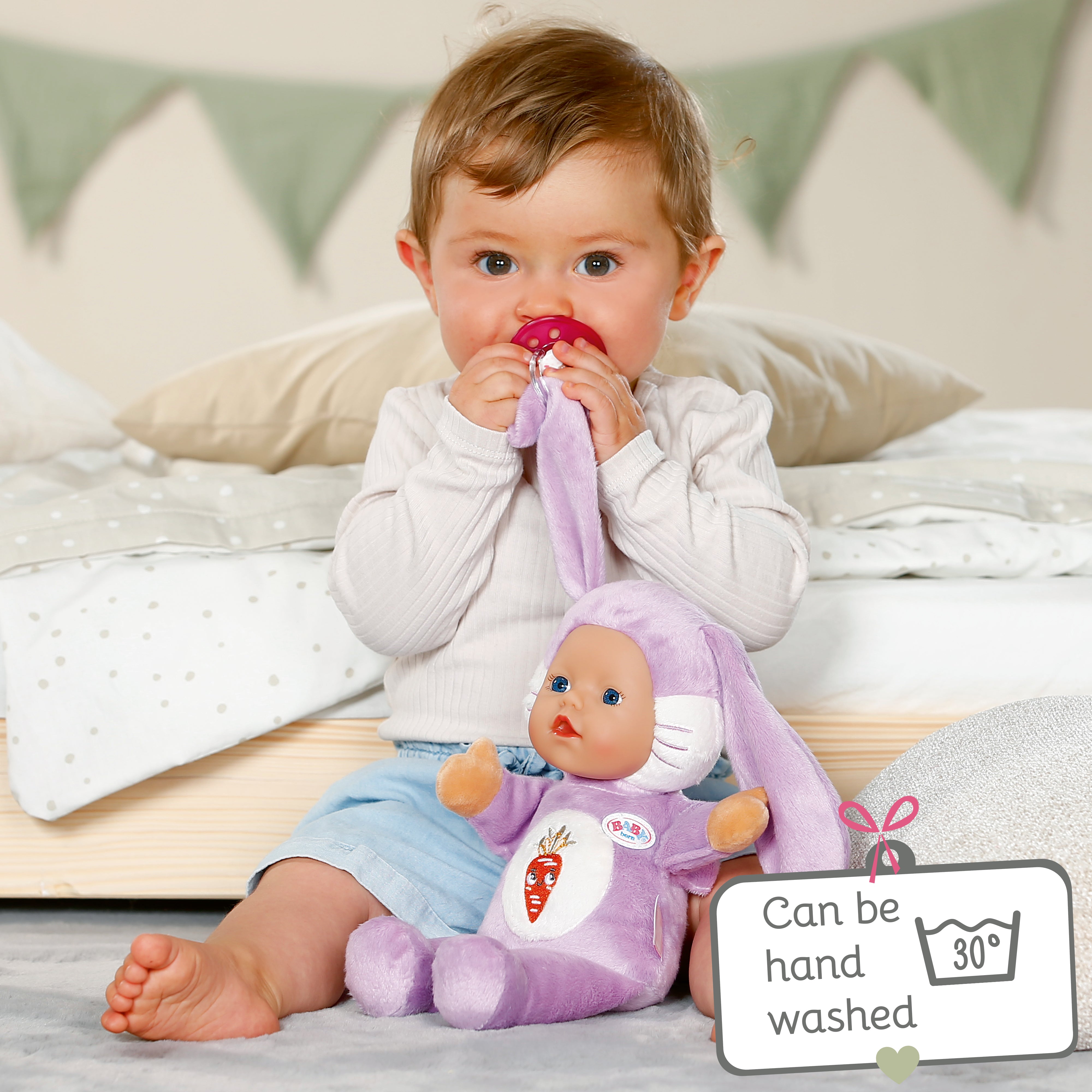 BABY born for babies Funny Bunny Soft Doll 26cm