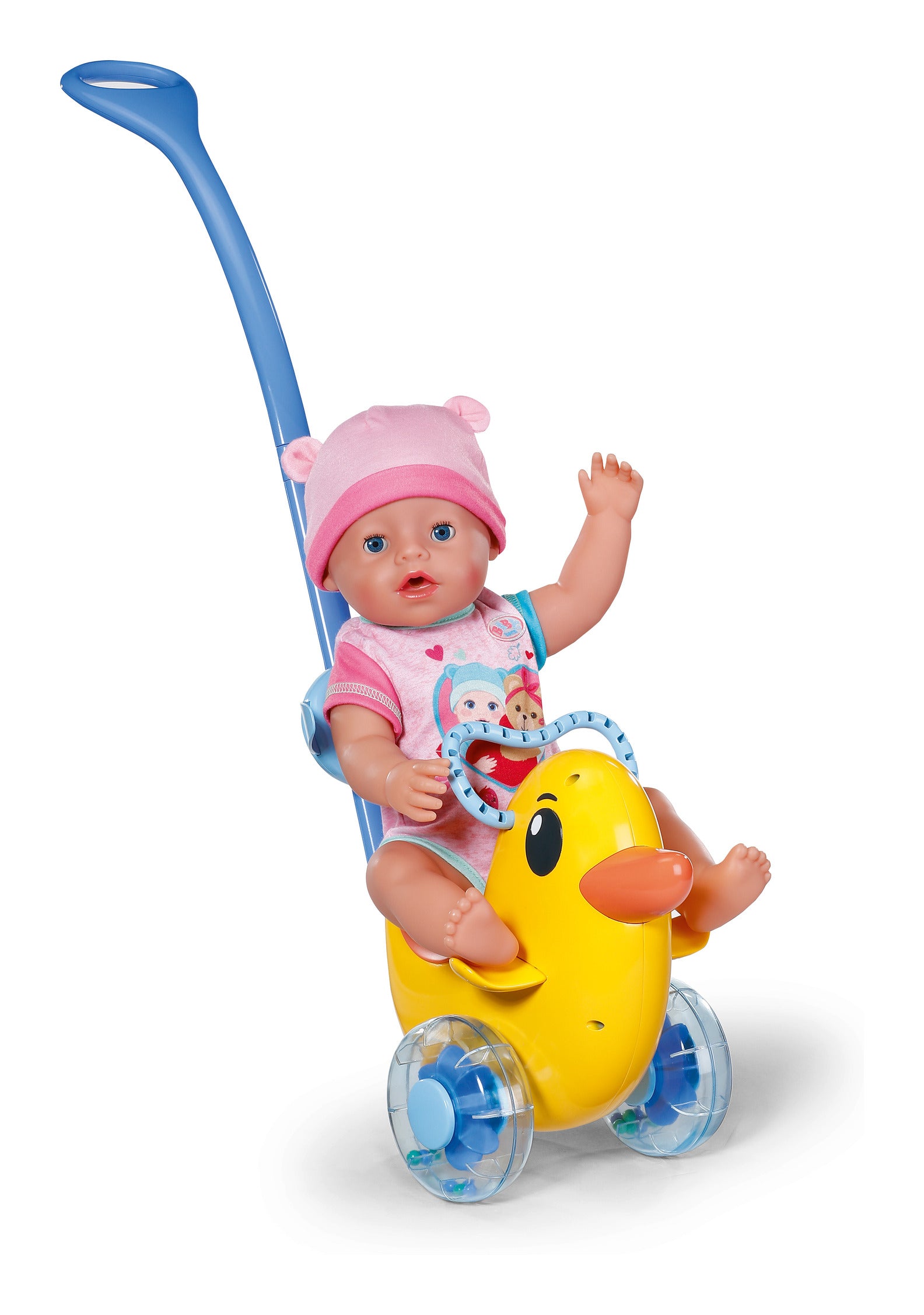BABY born Push-Along Berta Duck Doll Vehicle