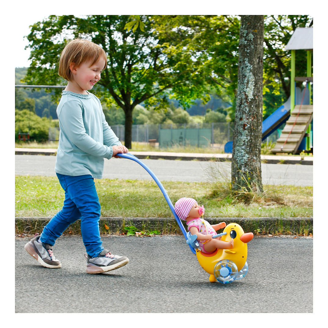 BABY born Push-Along Berta Duck Doll Vehicle