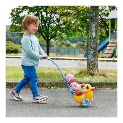 BABY born Push-Along Berta Duck Doll Vehicle
