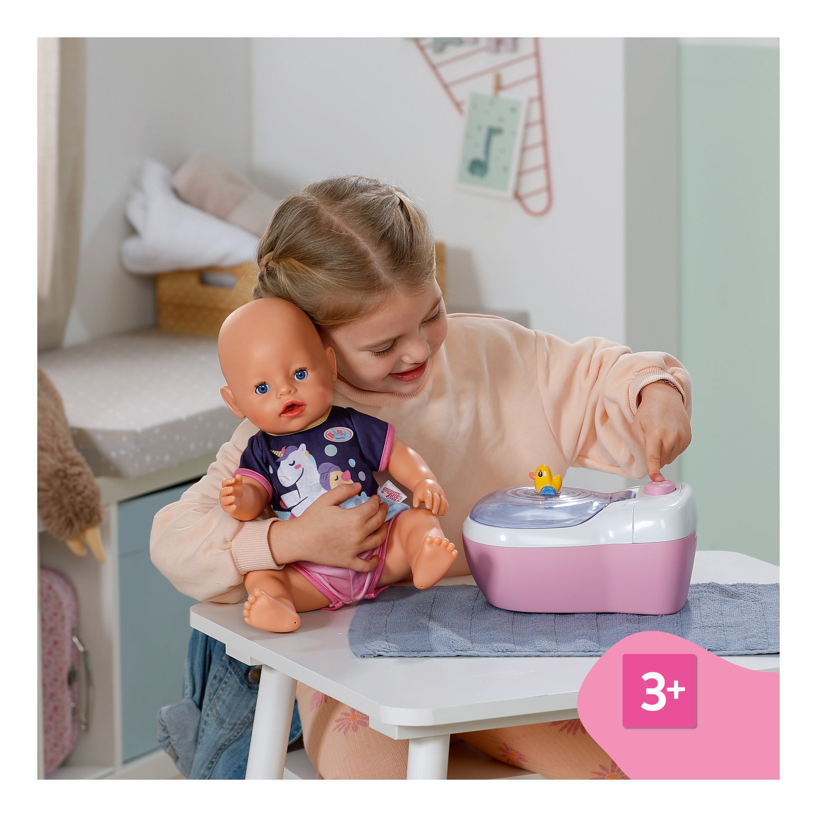 BABY born Interactive Poo-Poo Toilet with Sounds for 36cm and 43cm Dolls