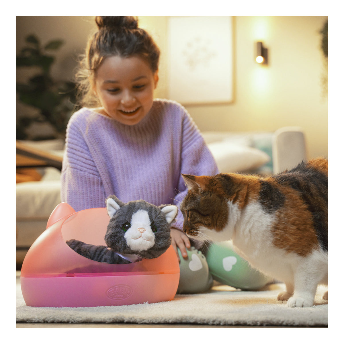 BABY born My Cat Cookie Interactive Kitten with Cat Bed