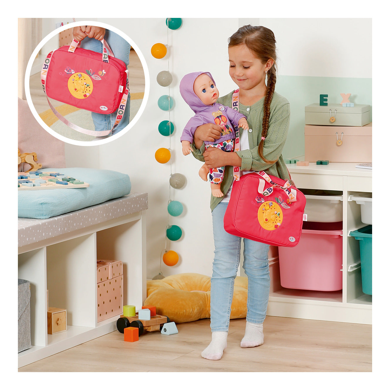 BABY born Pinplay Changing Bag Set