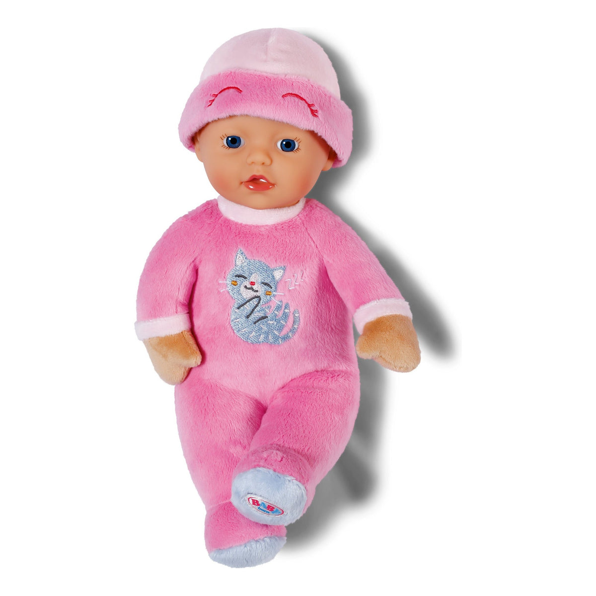 BABY born for babies Sleepy Pink Soft Doll with Rattle 30cm