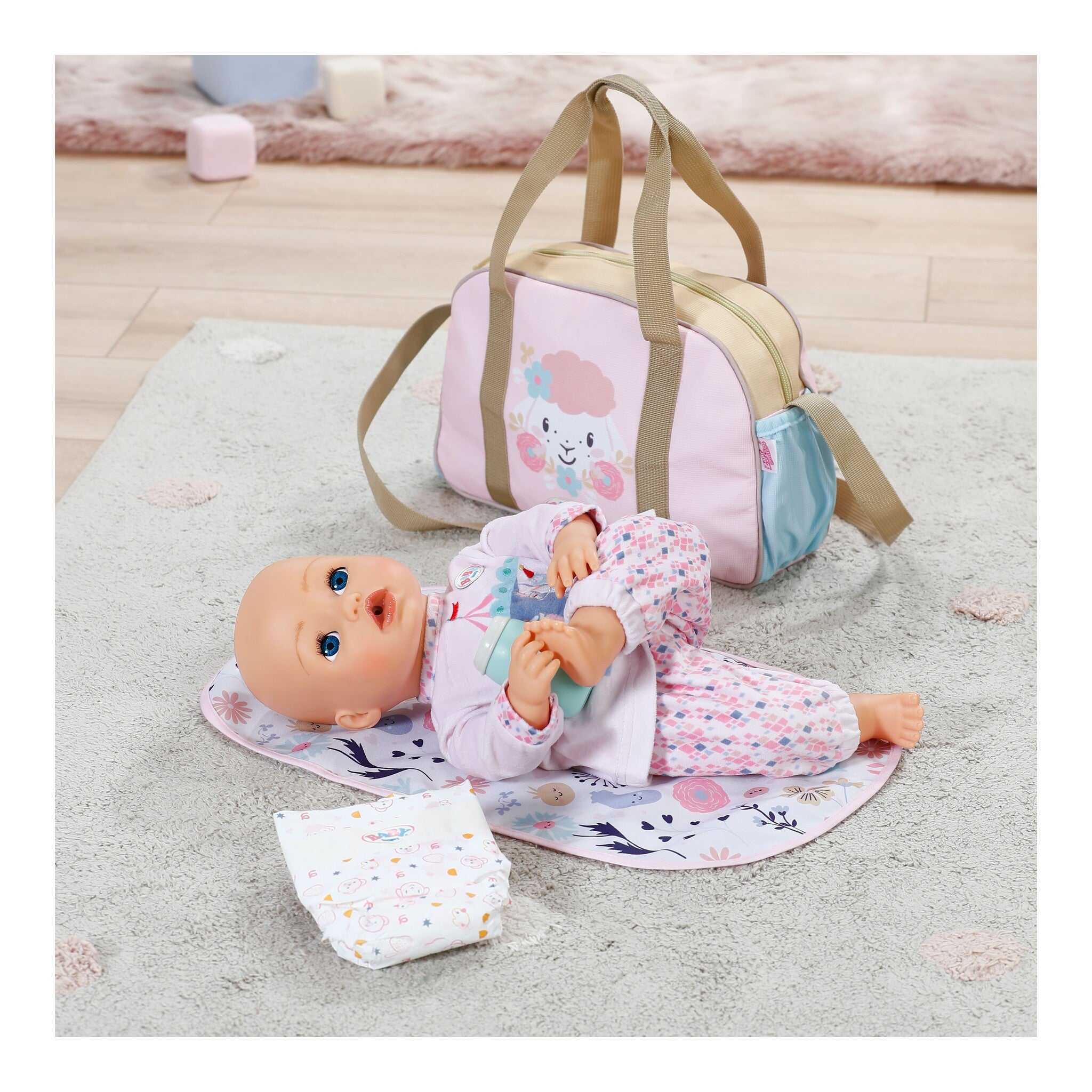 BABY born Flower Changing Bag with Accessories