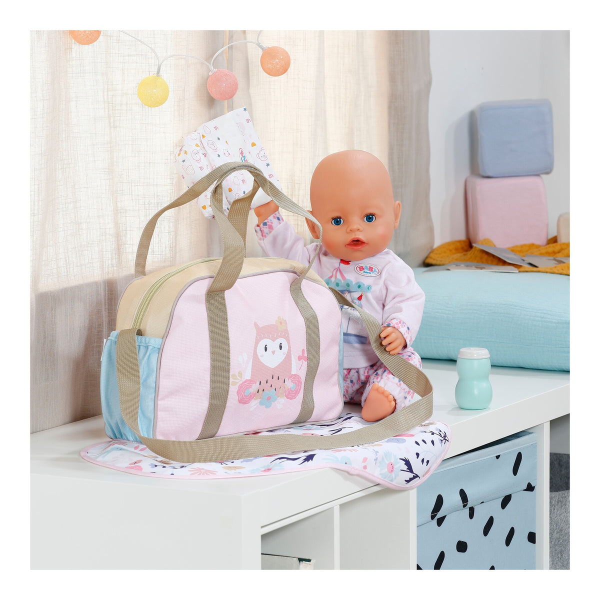 BABY born Flower Changing Bag with Accessories