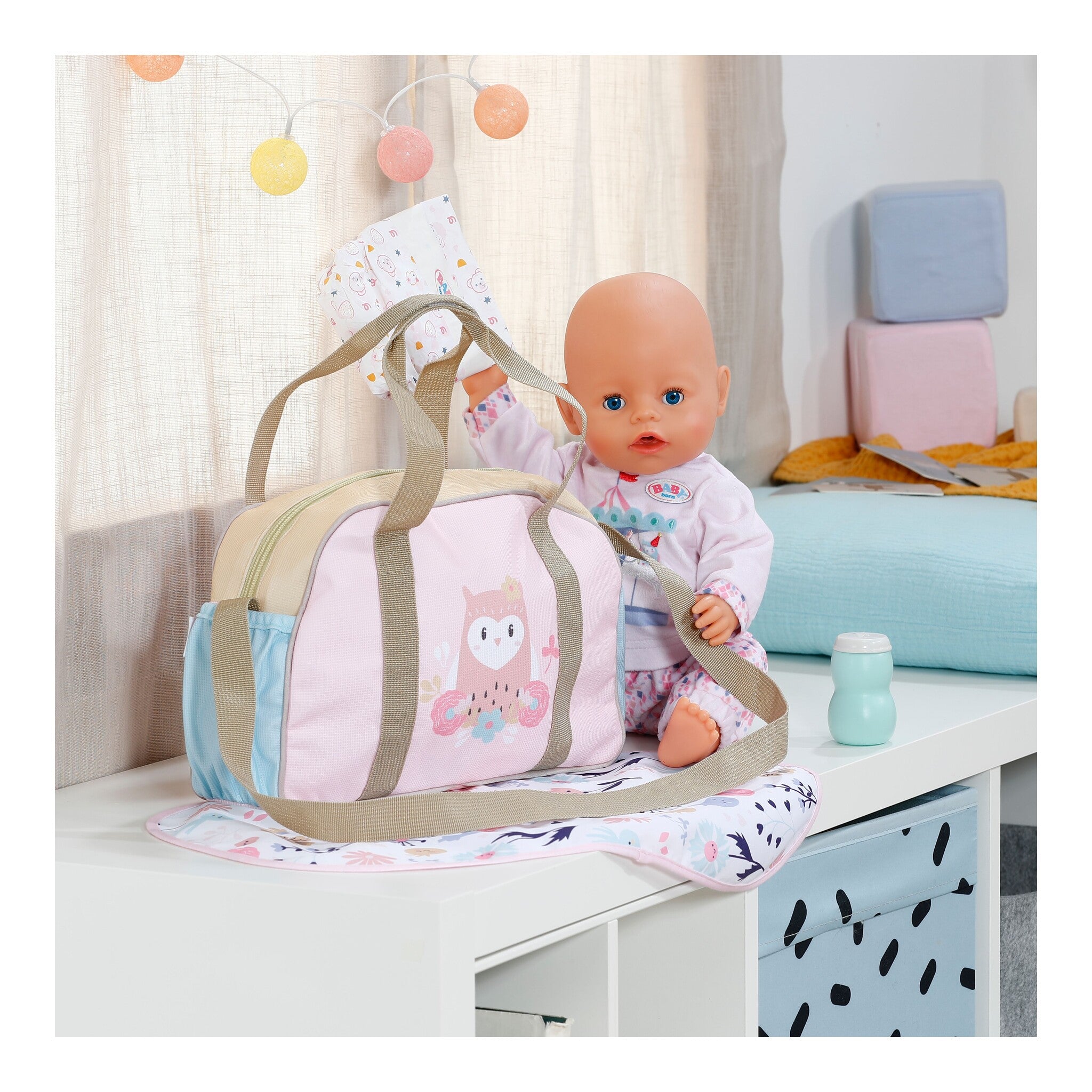 BABY born Flower Changing Bag with Accessories