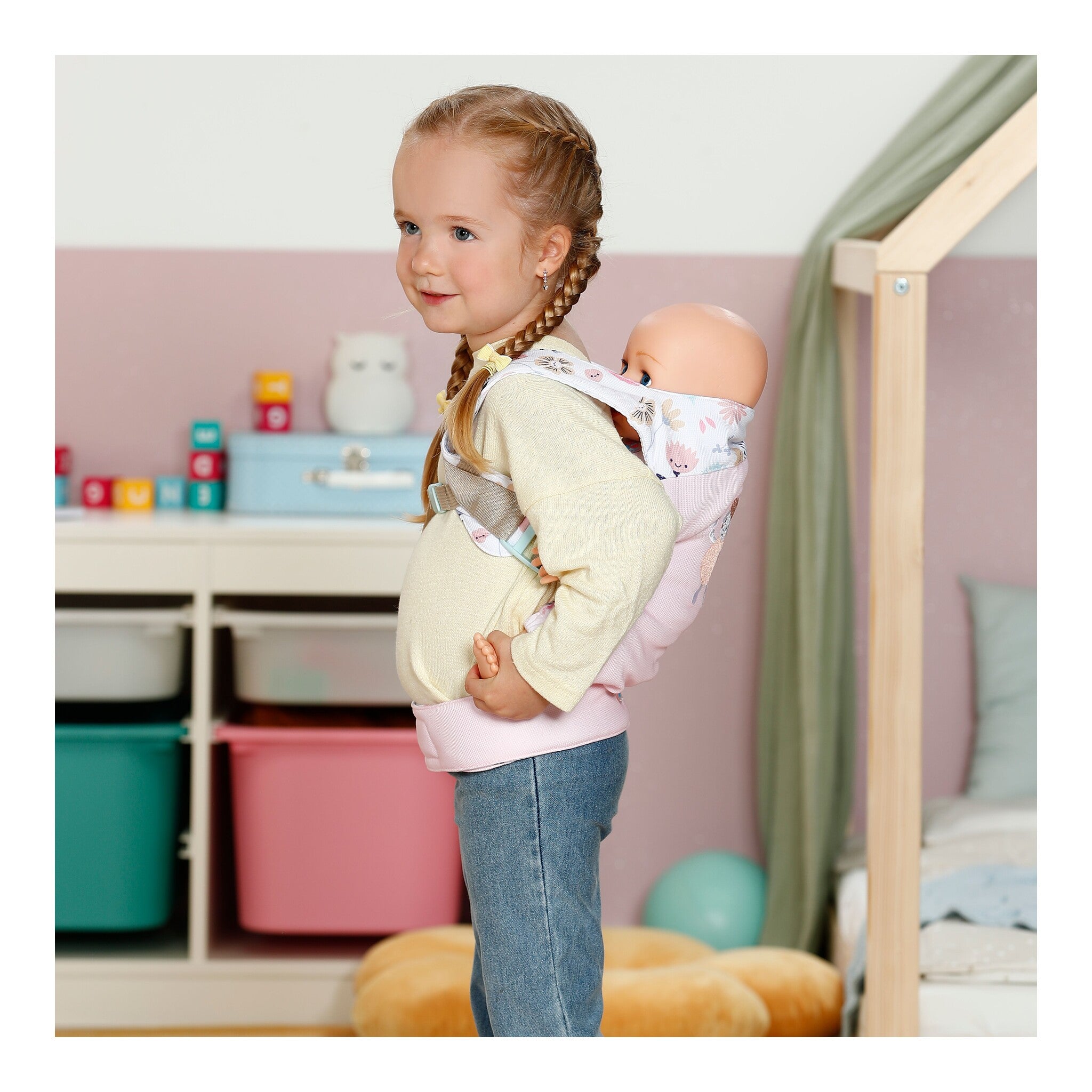 BABY born Carrier Flower Doll Carrier for 36–43cm Dolls