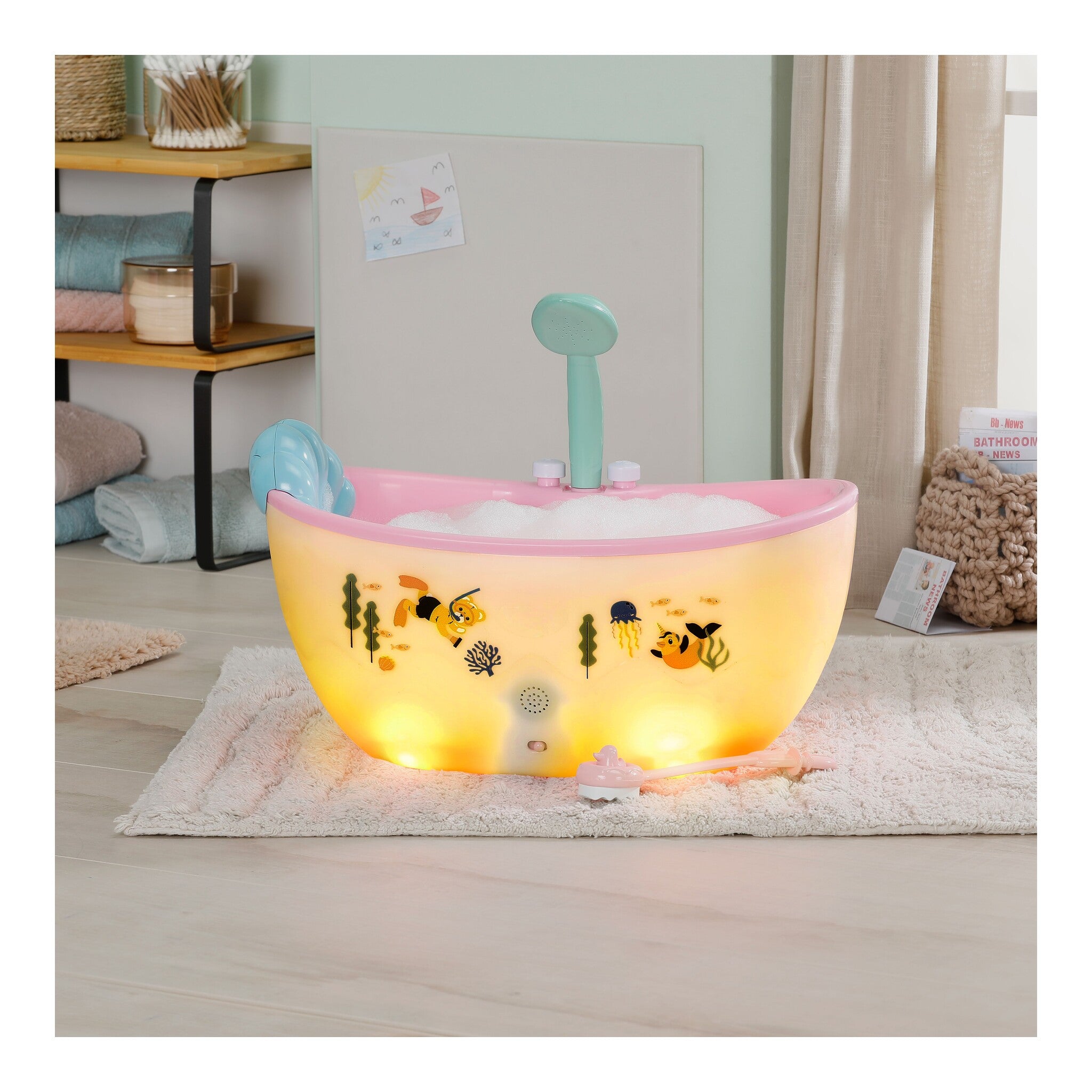 BABY born Bathtub with Light and Sound Effects