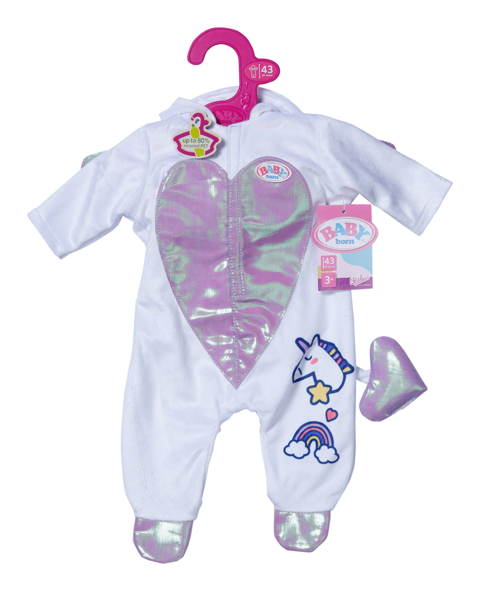 BABY born Unicorn Onesie for 43cm Dolls