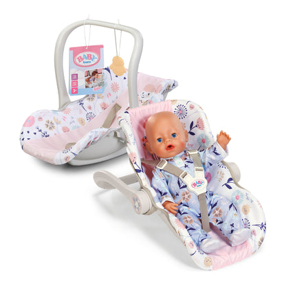 BABY born Comfort Seat Flower Doll Carrier, Seat and Rocker