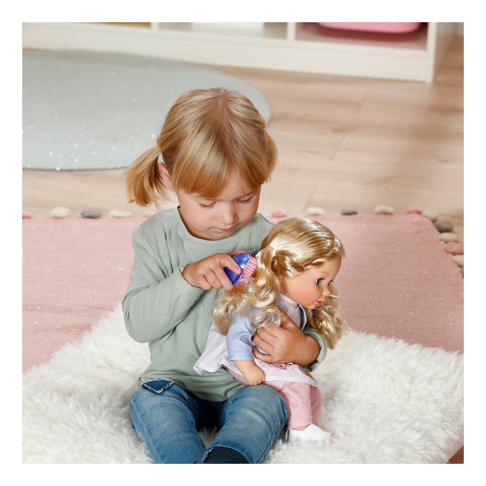 BABY born Sophia Rose 36cm Doll with Hair and Sleeping Eyes