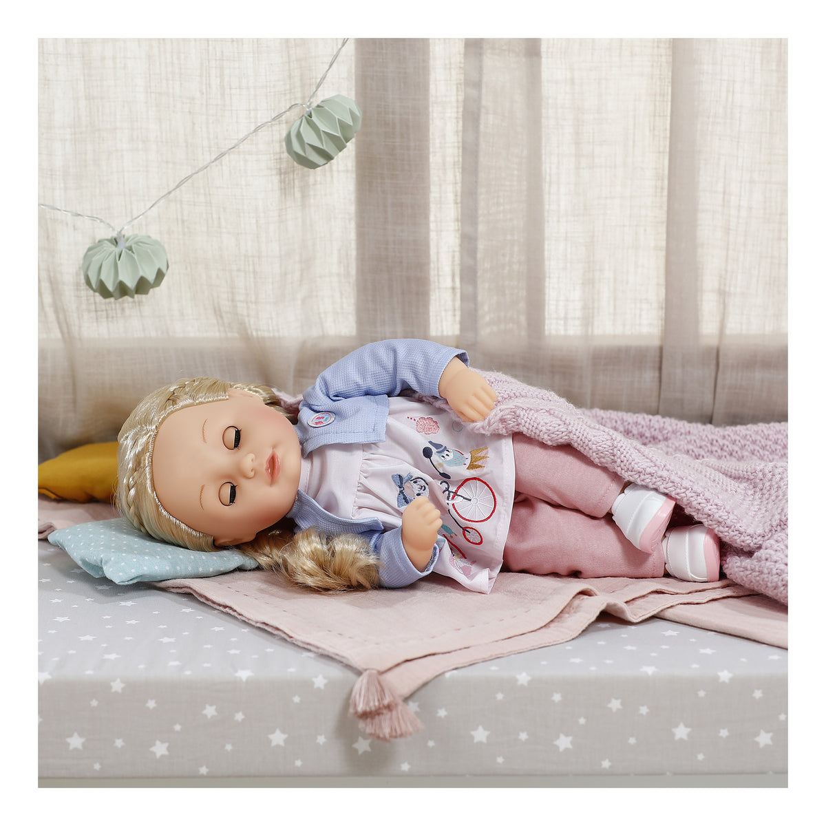 BABY born Sophia Rose 36cm Doll with Hair and Sleeping Eyes
