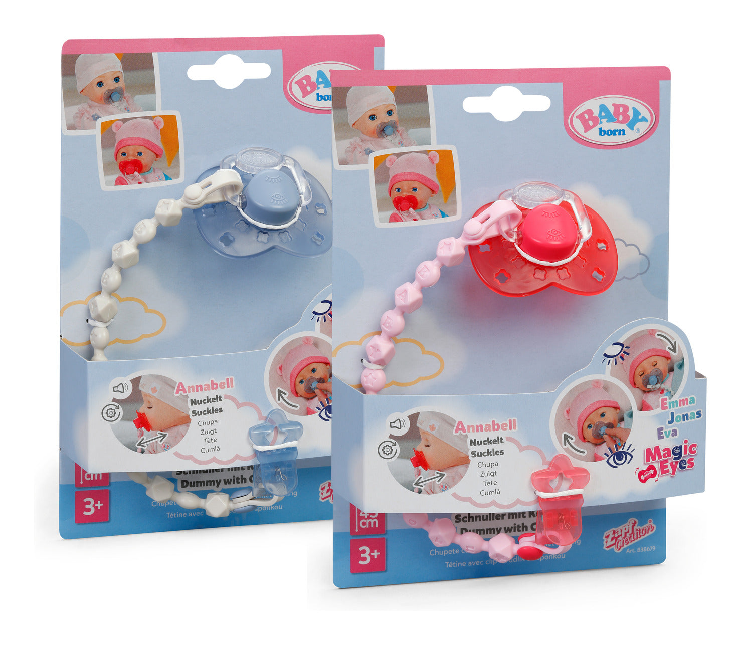 BABY born Magic Dummy with Clip for 43 cm Dolls – Assorted