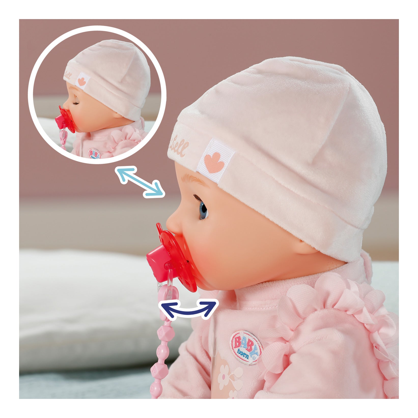 BABY born Magic Dummy with Clip for 43 cm Dolls – Assorted