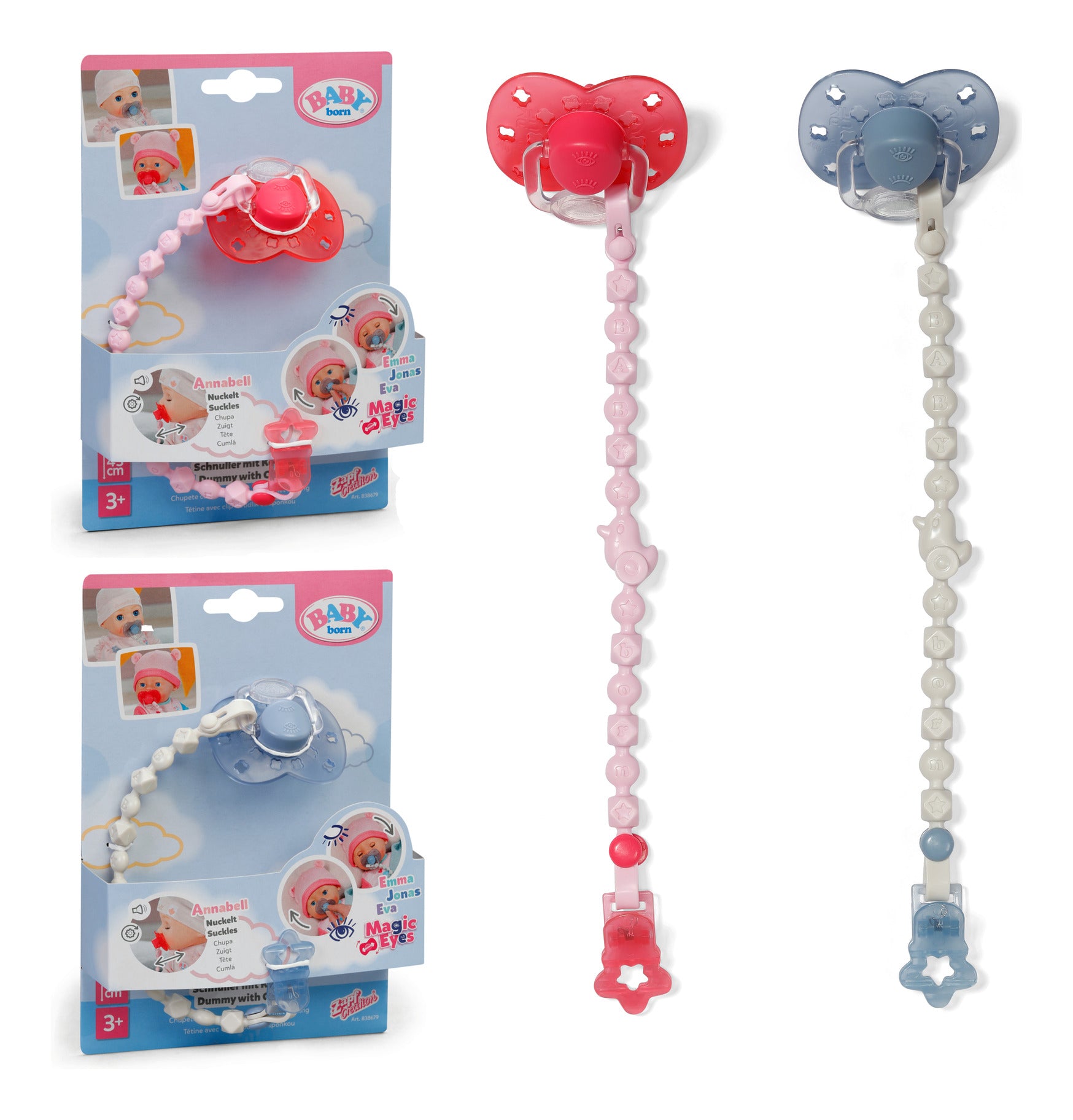 BABY born Magic Dummy with Clip for 43 cm Dolls – Assorted