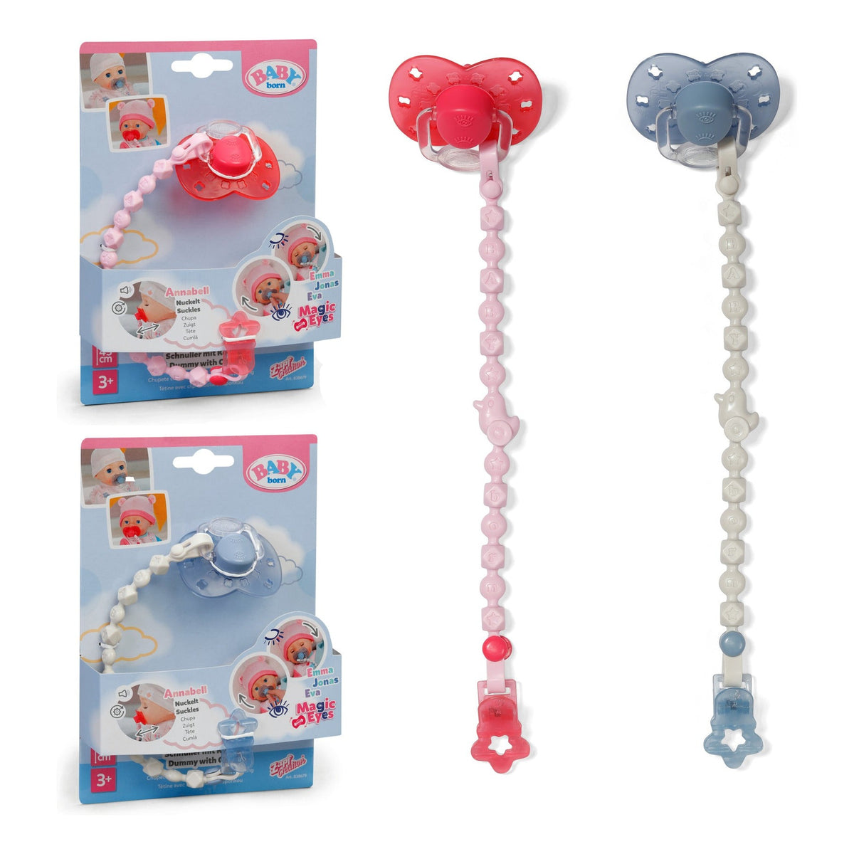 BABY born Magic Dummy with Clip for 43 cm Dolls – Assorted