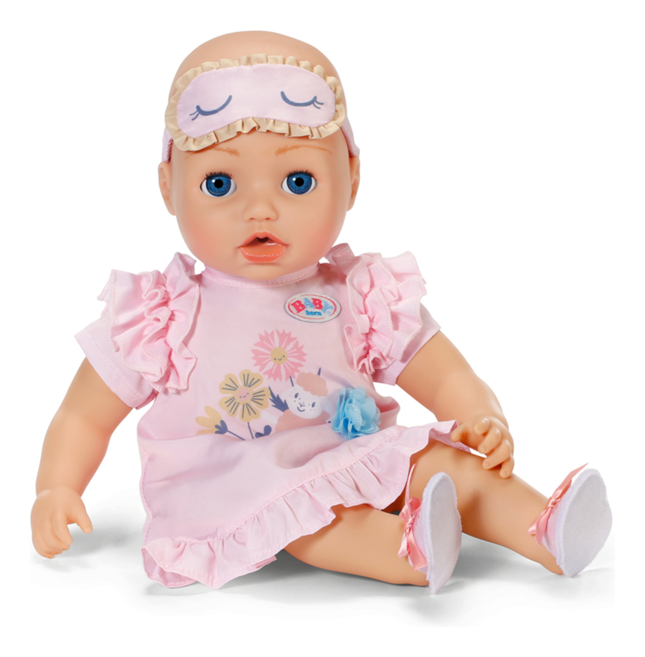 BABY born Night Gown Set with Sleep Mask and Slippers 43cm