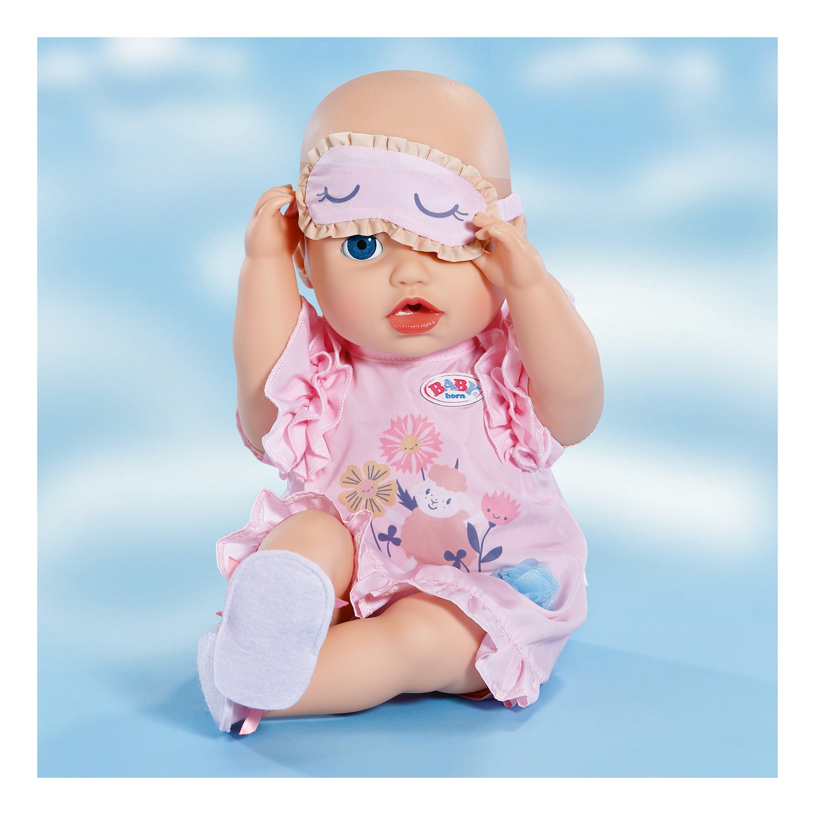 BABY born Night Gown Set with Sleep Mask and Slippers 43cm
