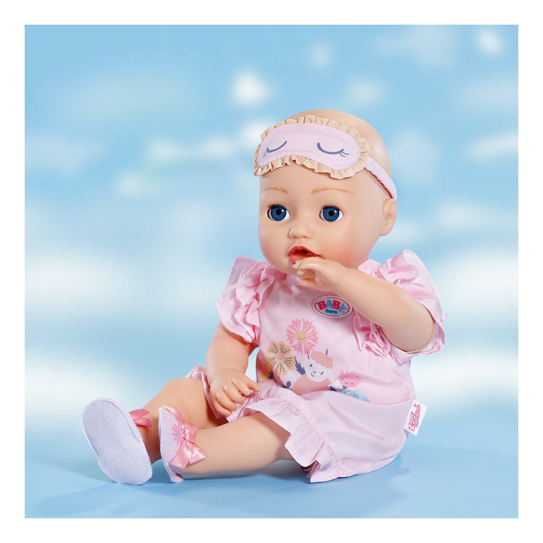 BABY born Night Gown Set with Sleep Mask and Slippers 43cm