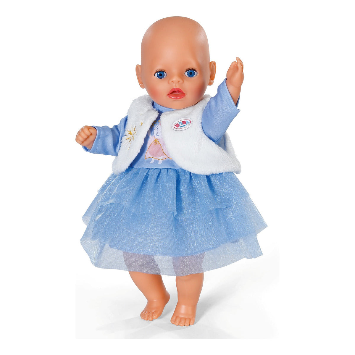 BABY born Winter Dress Outfit with Plush Vest for 36cm Dolls